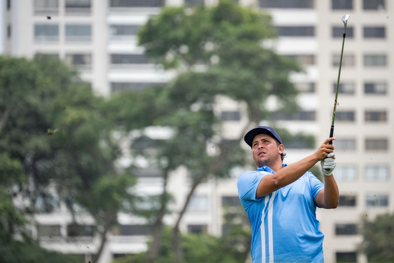 Mateo Pulcini, golfista cordobés que jugó en el Masters de Augusta 2026 y este fin de semana estará compitiendo en el Abierto del Centro, en Villa Allende.