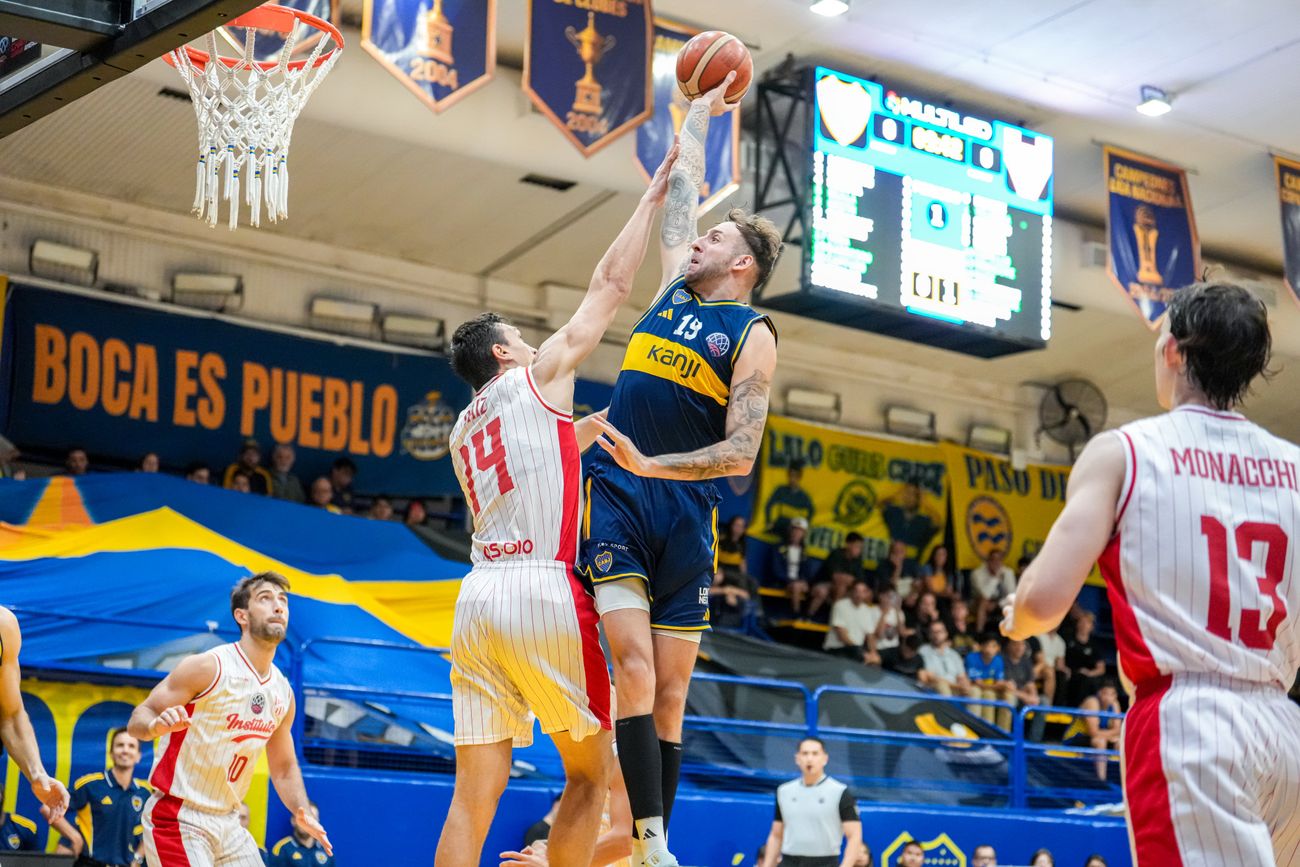Instituto perdió en su visita a Boca en el segundo partido de los cuartos de final de la Basketball Champions League Americas. (Prensa Boca)