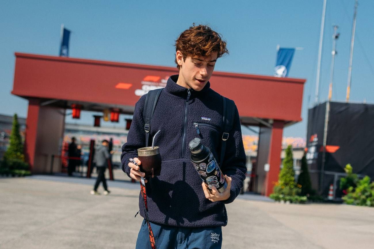 Colapinto y el mate en el GP de China.