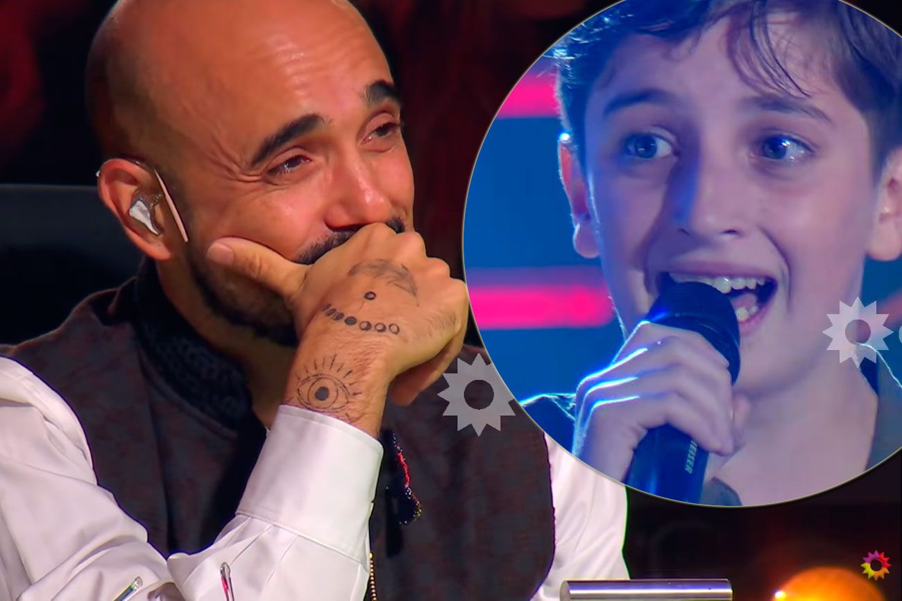 Es mi sueño, la emoción de Abel Pintos. 