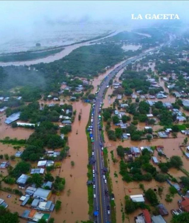 Inundaciones en La Madrid, Tucumán.