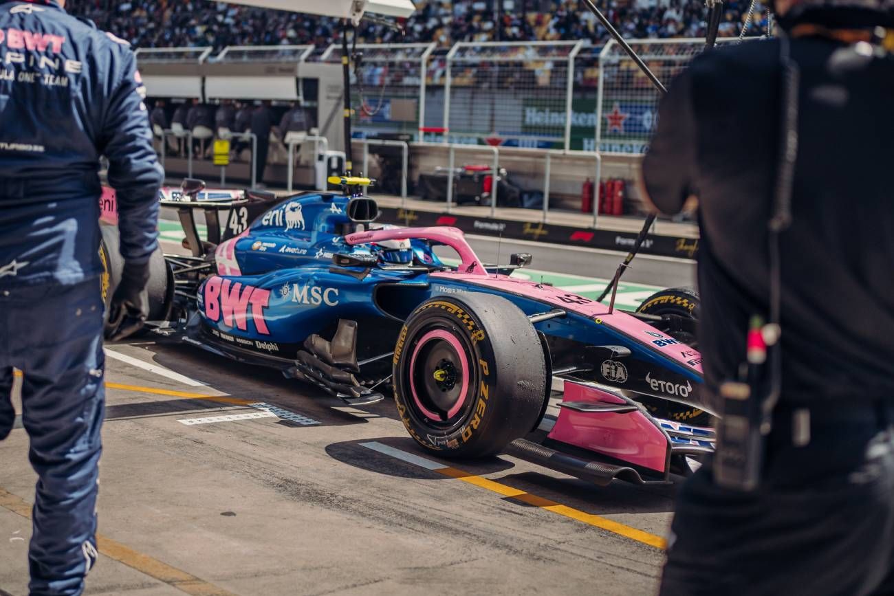 Franco Colapinto durante la qualy del Sprint.