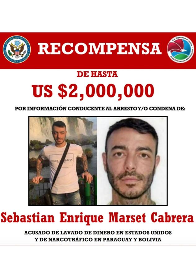 Capturan en Bolivia al narcotraficante uruguayo Sebastián Marset, uno de los más buscados por la DEA