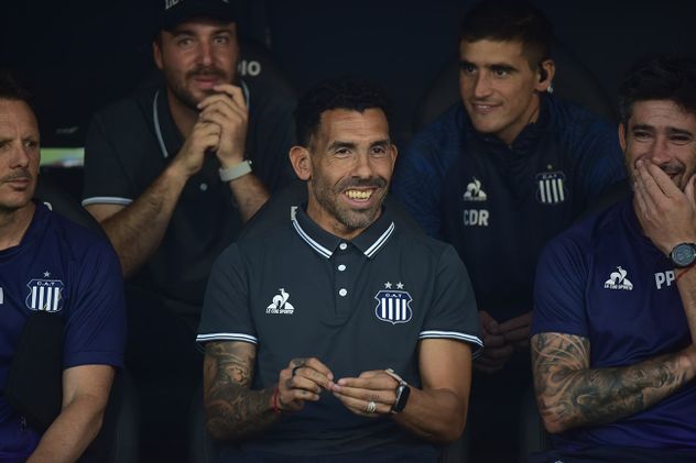 Carlos Tevez, entrenador de Talleres.
