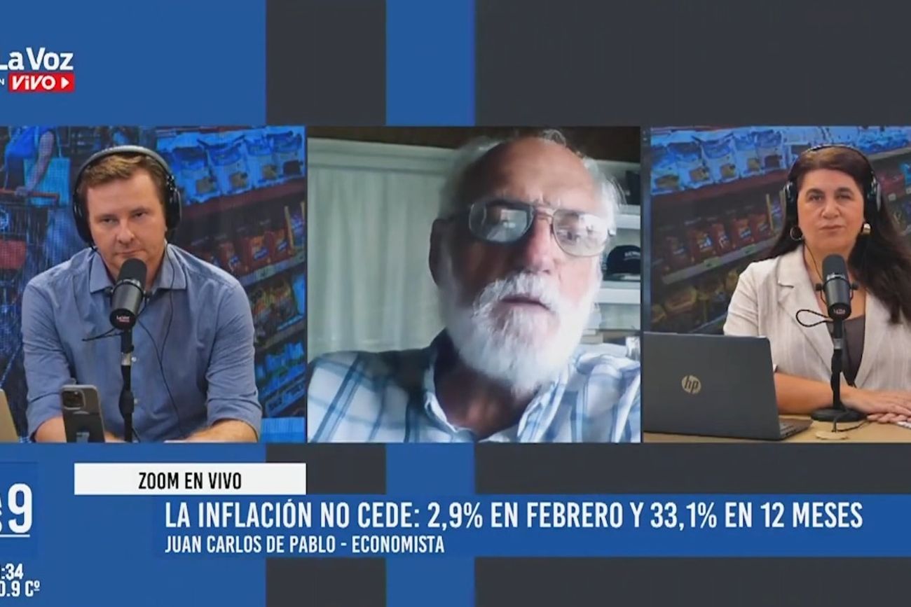 Juan Carlos de Pablo analizó los datos de inflación: “No hay una atmósfera de entusiasmo en la Argentina”