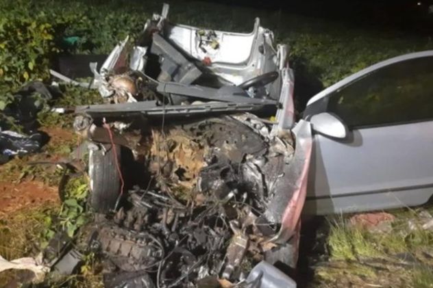 Tragedia en el sur de Brasil: tres jóvenes argentinos murieron en un choque cuando viajaban a Misiones (Gentileza Clarín)