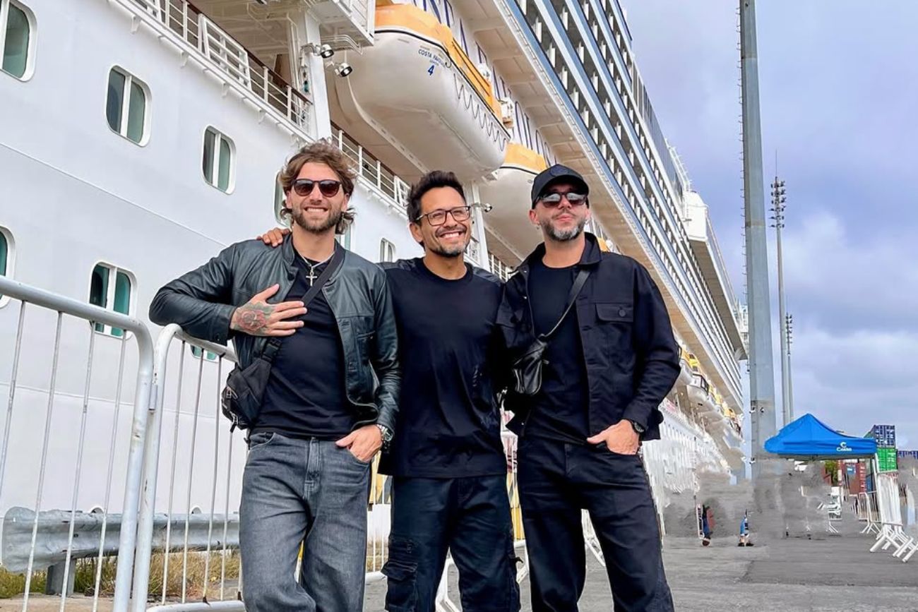 A bordo del crucero que los llevará de viaje musical en diciembre, La Konga presentó su Ocean Fest edición 2. (Gentileza La Konga). 