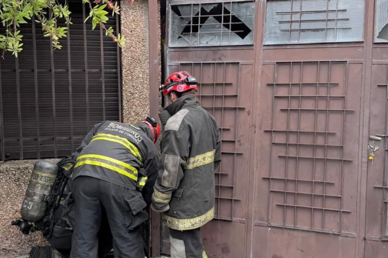 Explosión en una vivienda de barrio Alto General Paz: un hombre sufrió lesiones leves (Foto: Policía de Córdoba)