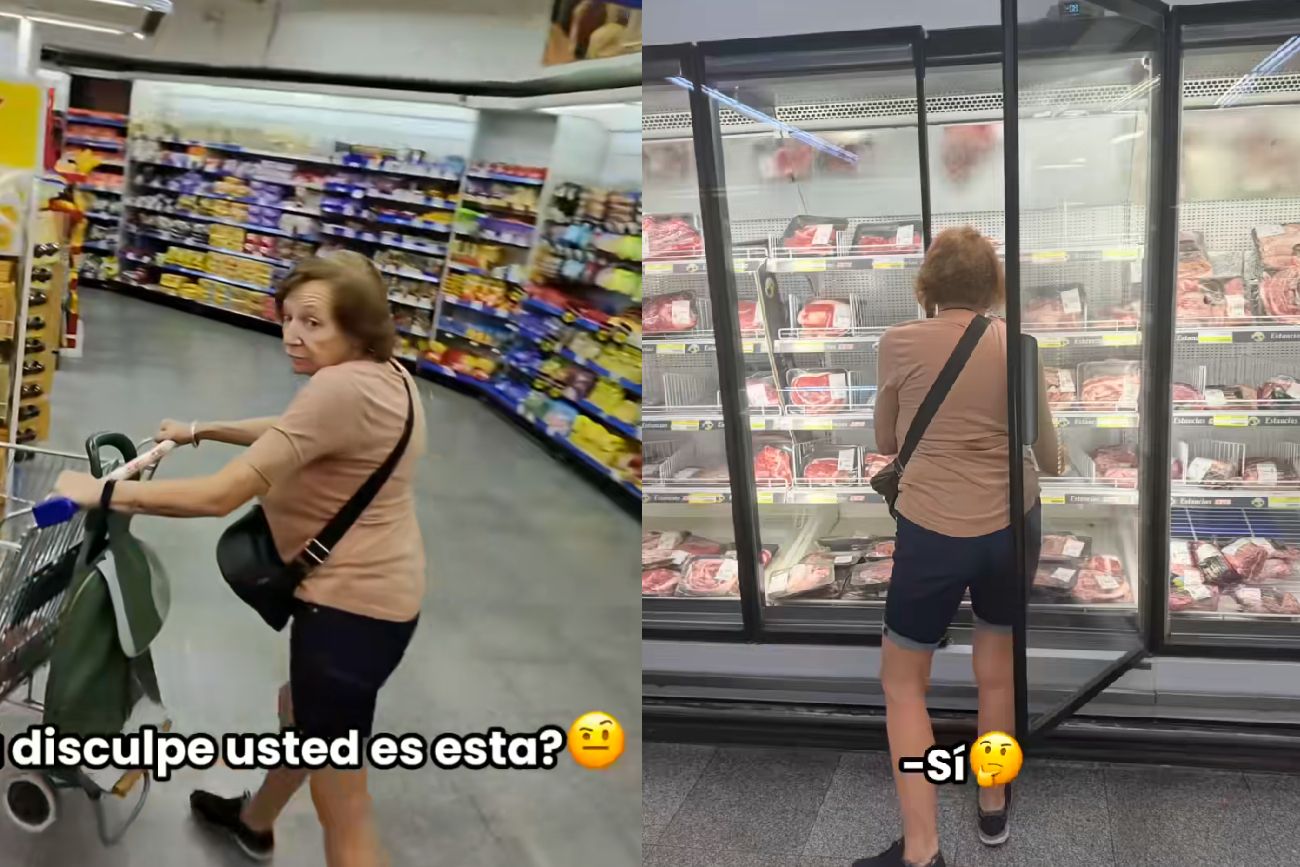 La señora no podía creerlo.