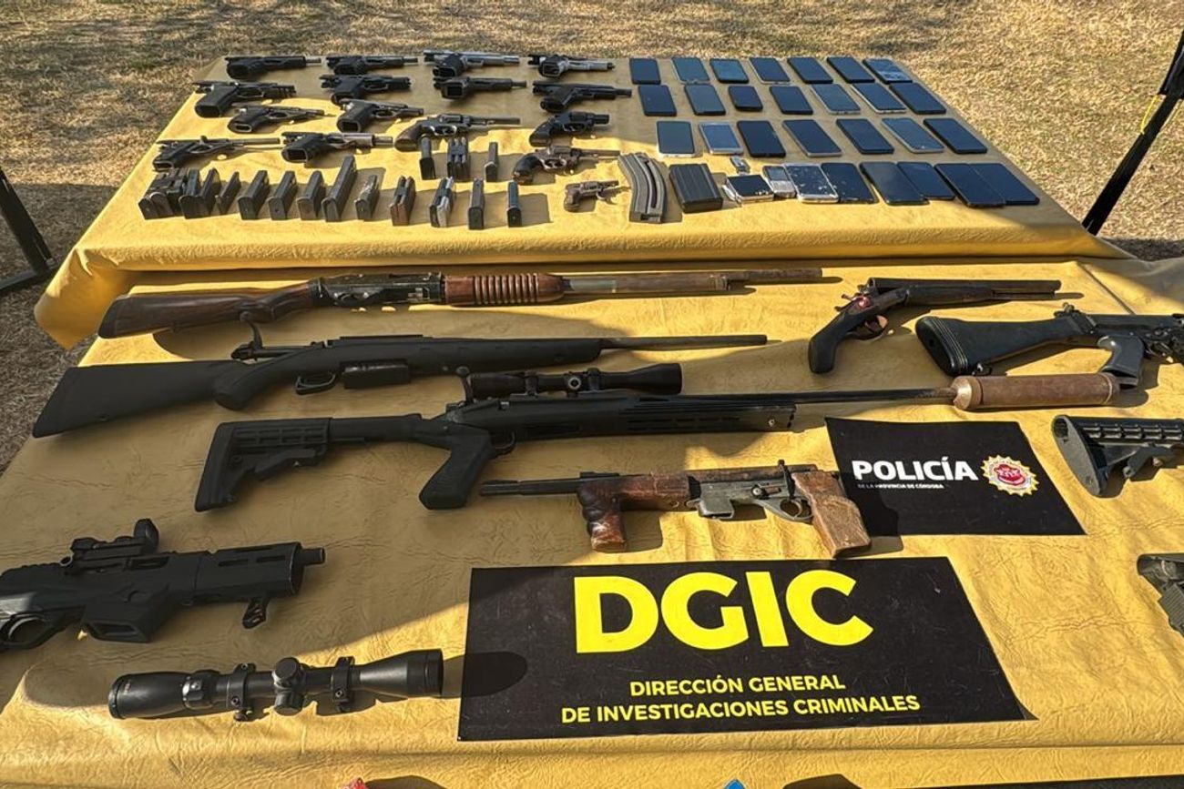 Se secuestraron casi 10 mil armas en dos años.