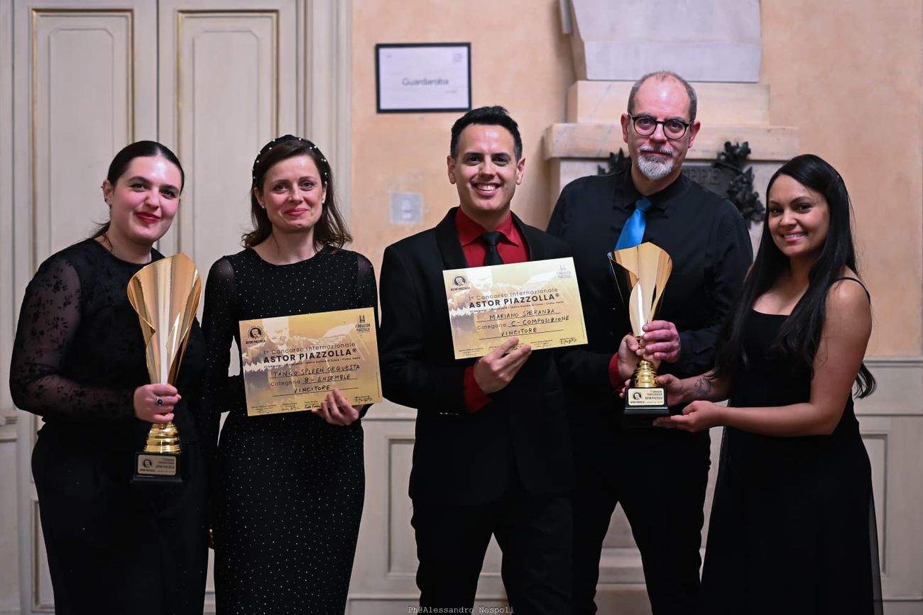 Mariano Speranza y Tango Spleen, distinguidos con el máximo premio en Italia. 