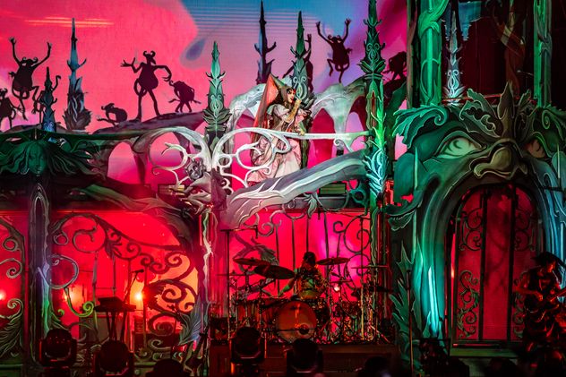 La espectacular escenografía del show de Chappell Roan en Argentina.