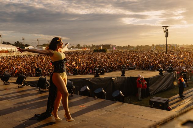 Marina y su público en Lollapalooza Argentina 2026.