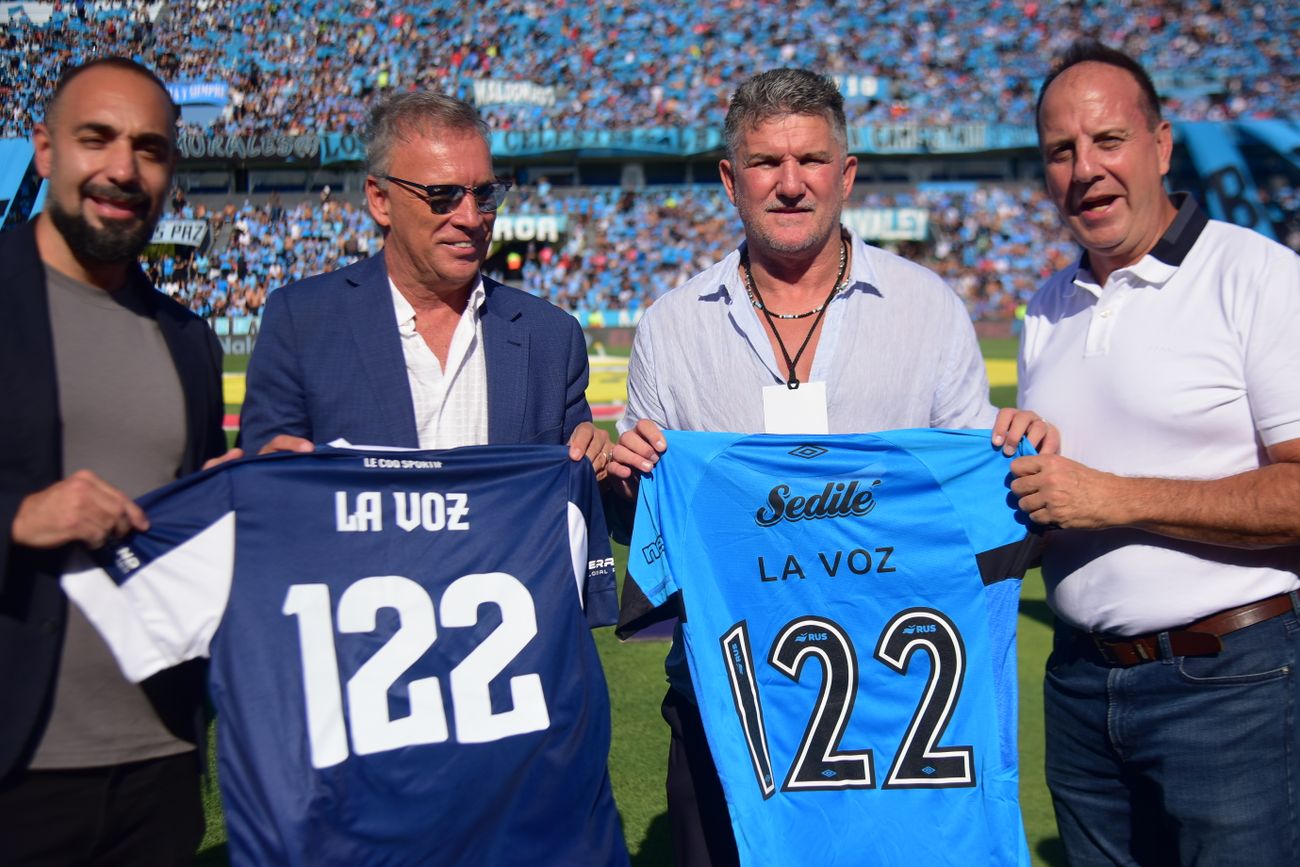 Homenaje a La Voz de Belgrano y Talleres.