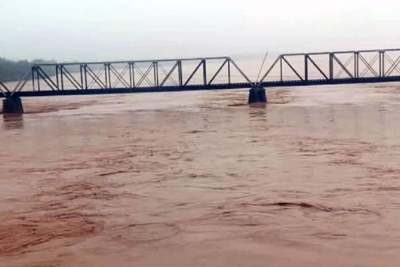 Salta: el desborde del río Bermejo dejó comunidades aisladas e inundaciones en el norte (Gentileza: Cadena 3)
