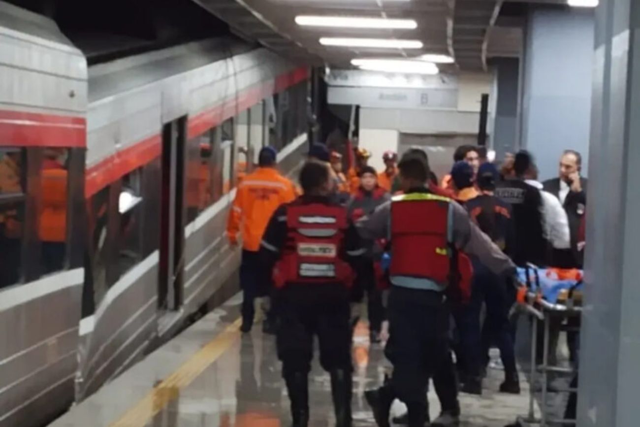 Un tren se descarriló en Venezuela y chocó contra un pared: confirmaron al menos 7 heridos
