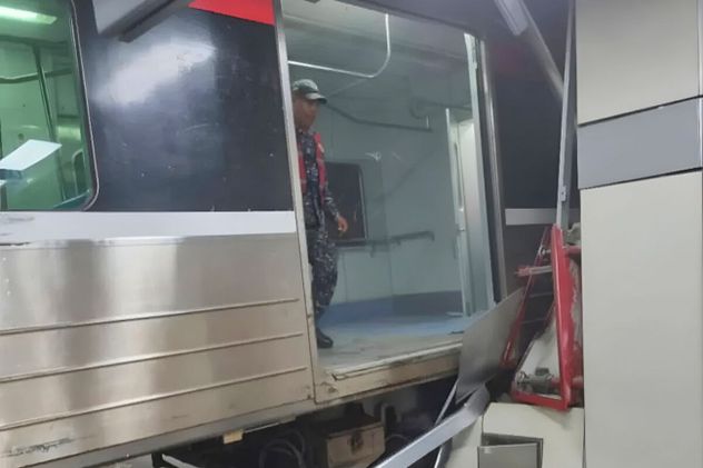 Un tren se descarriló en Venezuela y chocó contra un pared: confirmaron al menos 7 heridos