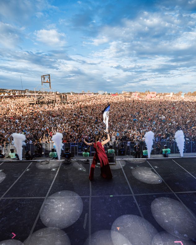 Soledad en el escenario alternativo de Lollapalooza 2026.