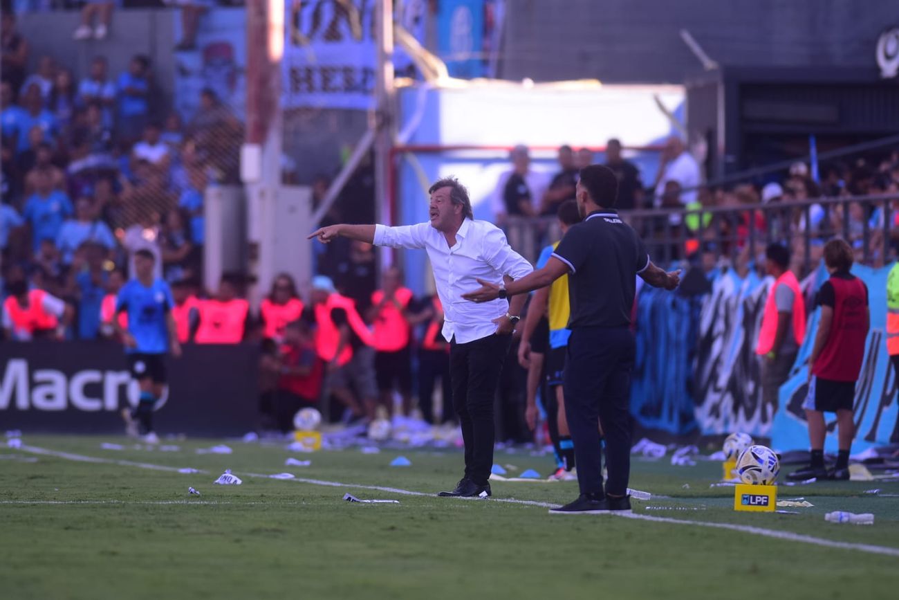 Belgrano vs Talleres en el clásico. 