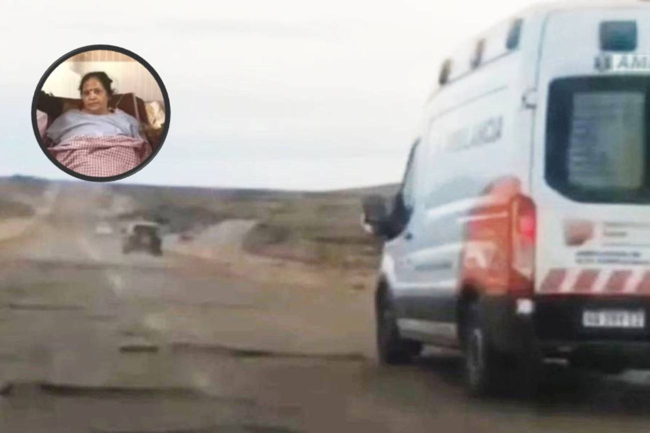 Insólito episodio en la India. Mujer revive luego de que la ambulancia agarrara un bache.