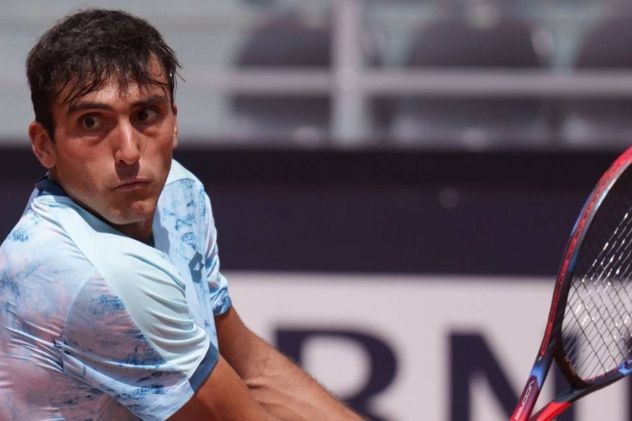 Román Burruchaga cayó en primera ronda del Miami Open.