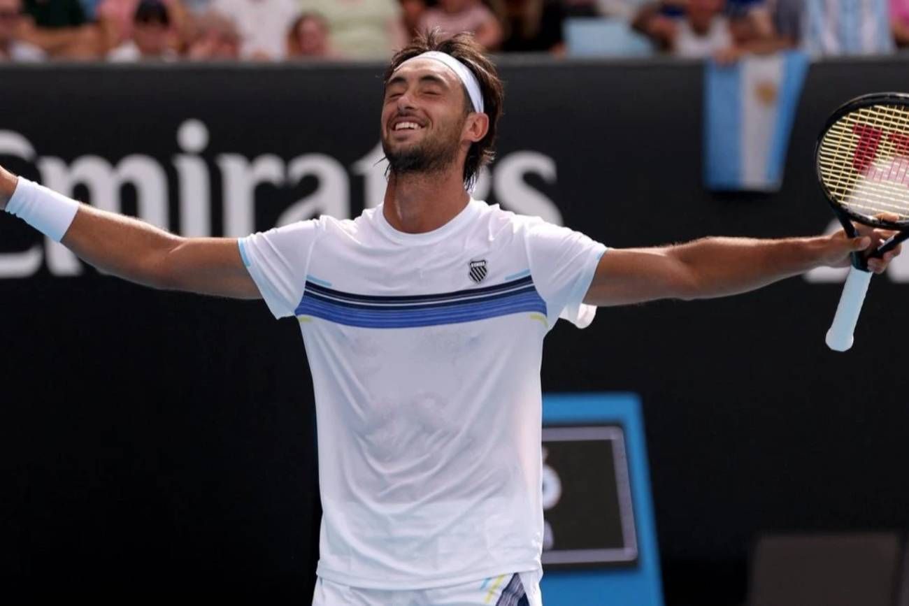 Thiago Tirante accedió por primera vez a los octavos de final de un Masters 1000. (@InteBNLdItalia)