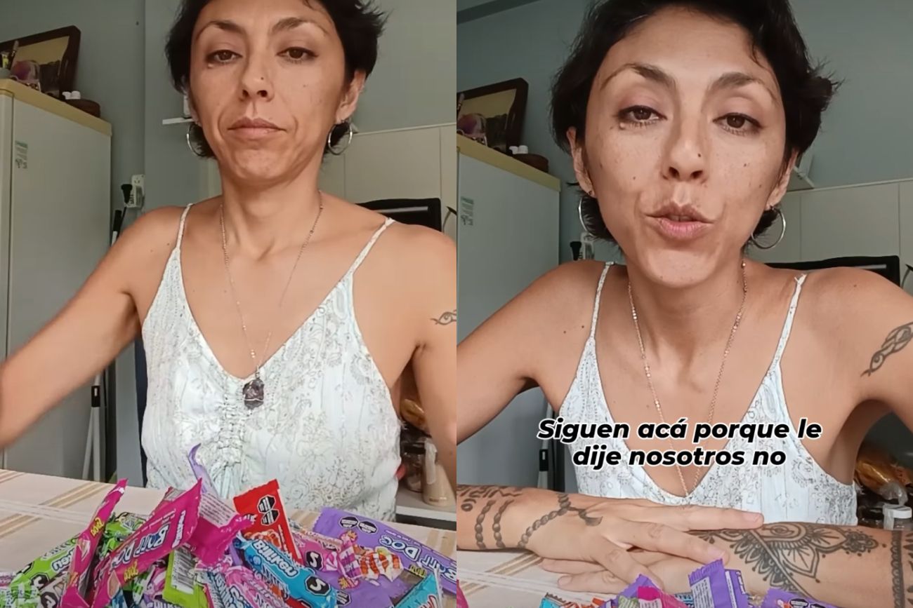 "Es basura": una influencer tiró las golosinas del cumple de su hija y desató una guerra de papis
