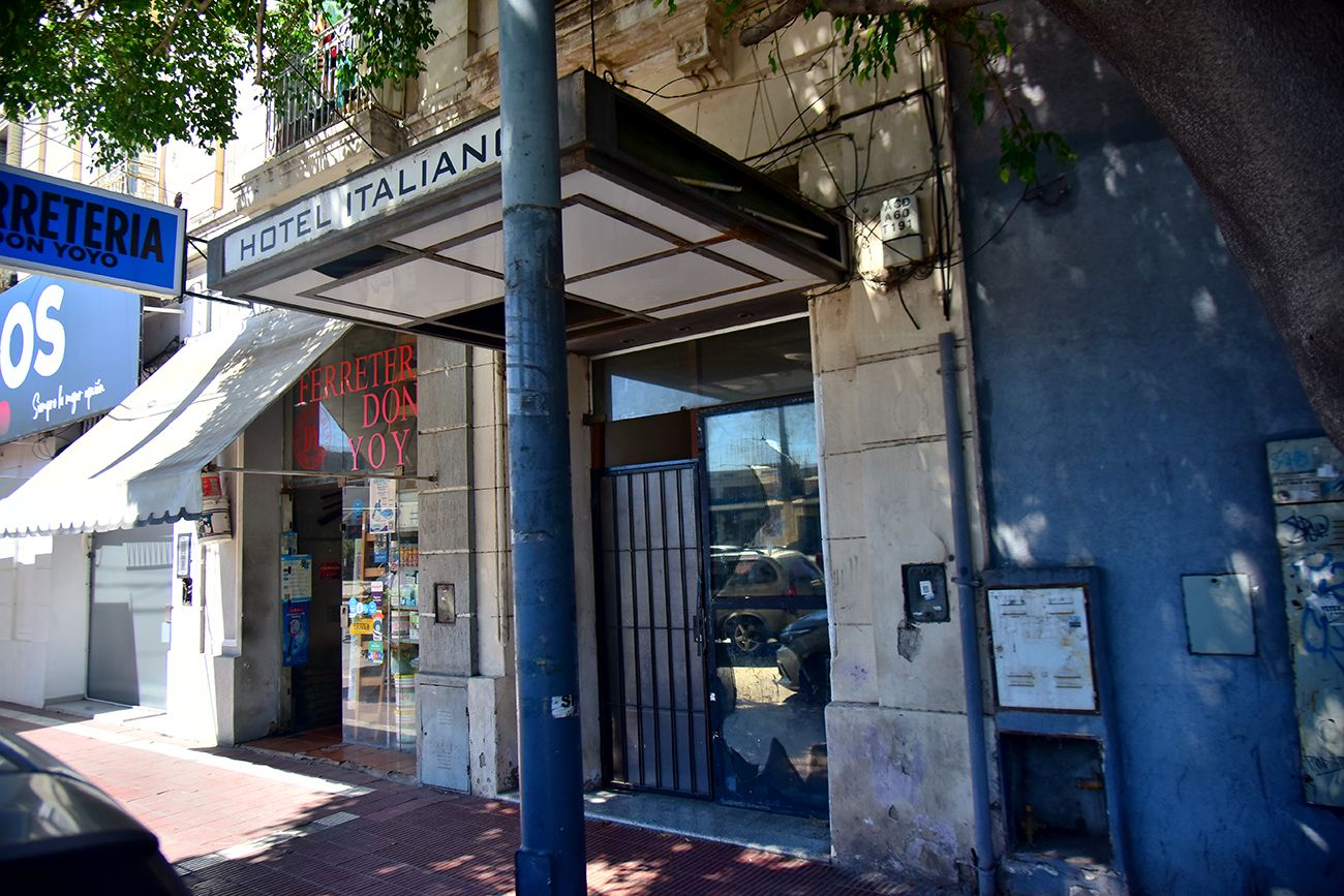 Hotel Italiano, en calle Jerónimo Luis de Cabrera 313, convertido en la actualidad en un conventillo.