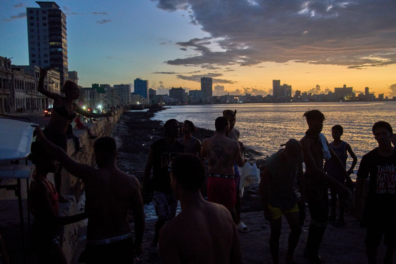 Corte de luz general en La Havana. (AP/Ramon Espinosa)
