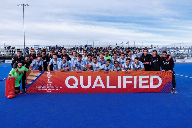 Los seleccionados argentinos de hockey clasificados al Mundial 2026.