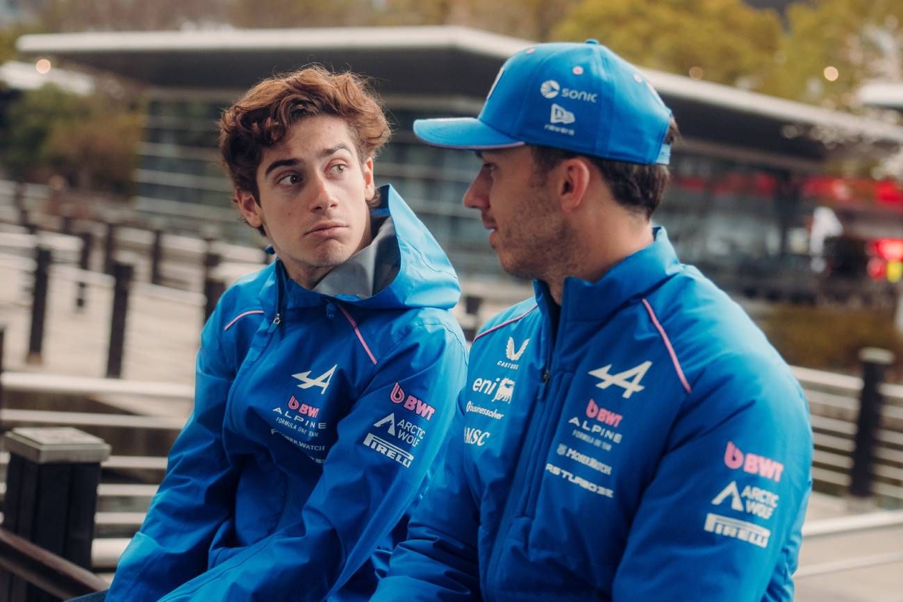 Colapinto y Pierre Gasly.