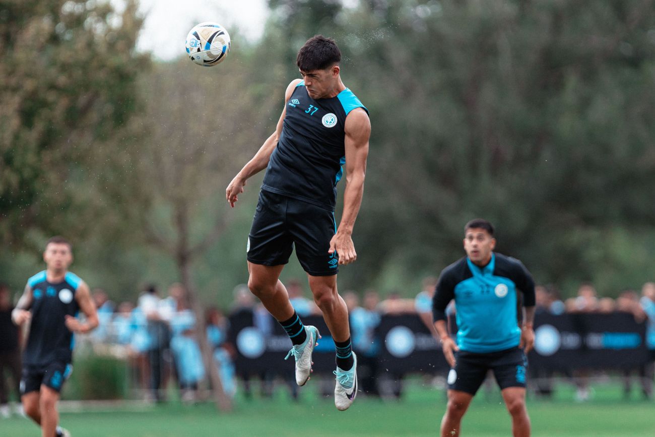 Lautaro Gutiérrez en acción. Ante Atlético de Rafaela, por Copa Argentina tuvo su chance desde el inicio en Belgrano. Viene el partido con River en el Monumental. ¿Se mantendrá el pibe en el equipo?