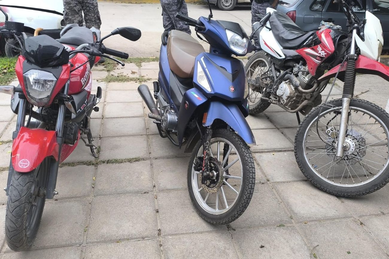 Motos robadas. (Policía)