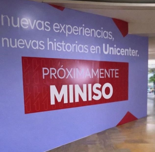 Miniso llegará a Unicenter, con un local en el tercer piso .de Unicenter, Buenos Aires.