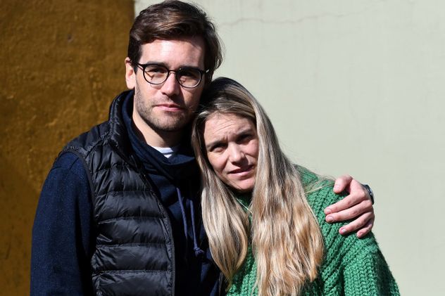 Valentina y Facundo Macarrón, hijos de Nora Dalmasso.