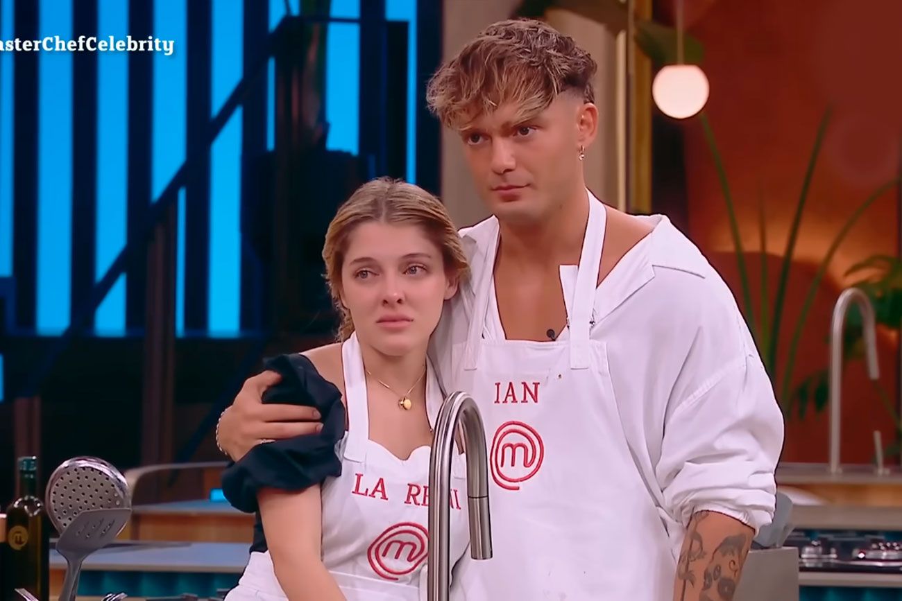 La Reini, Ian, finalistas de MasterChef Celebrity.