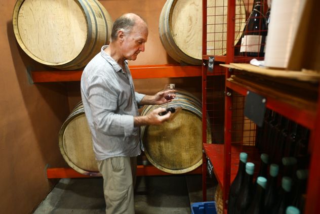 Ricardo Kirton, propietario de la bodega Kirton en Luyaba, en el Valle de Traslasierra. (Javier Ferreyra / La Voz)
