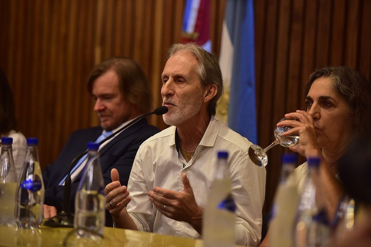 Córdoba. Luis, profundamente emocionado, habló de su padre Sergio Tissera Pizzi (José Hernández/ La Voz.