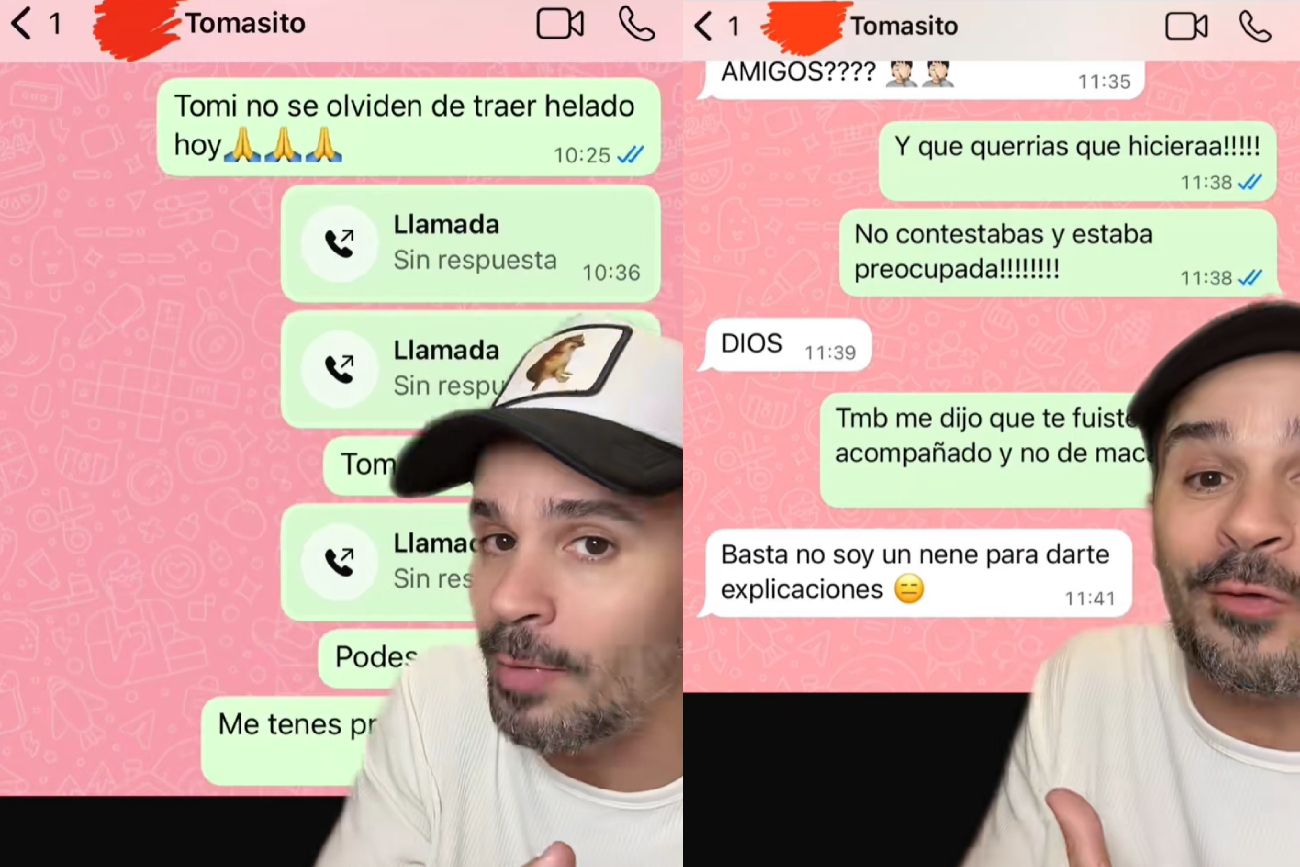 "En esta casa no crié mentirosos": le pidió a su madre que lo cubra en una infidelidad y ella lo mandó al frente