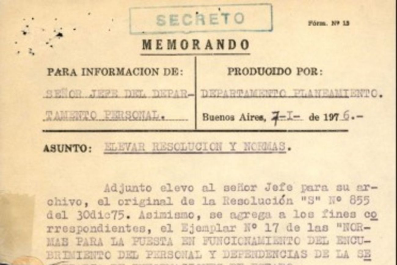 La Side desclasificó archivos secretos: publican 492 páginas de documentos históricos de la dictadura
