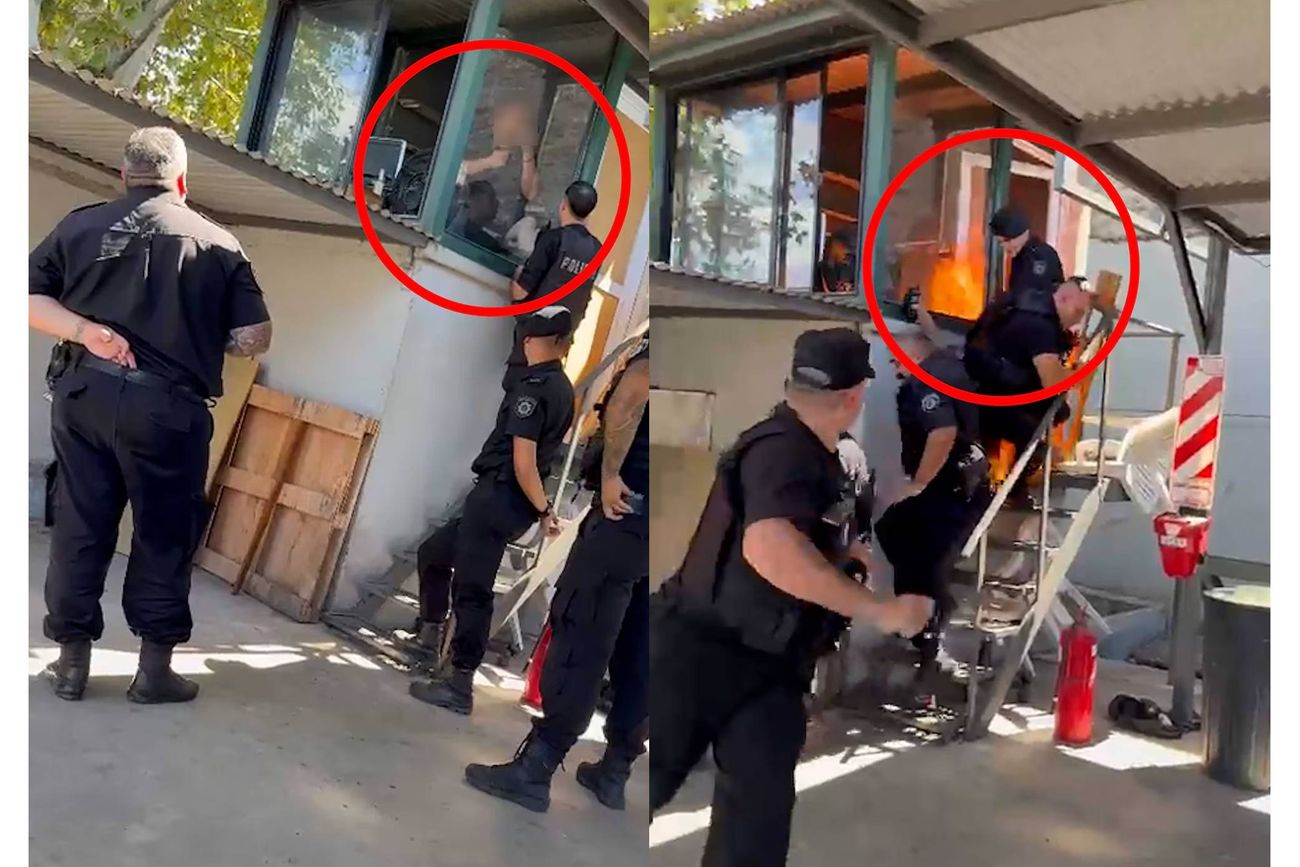 El violento episodio ocurrió en una empresa de Rosario. 