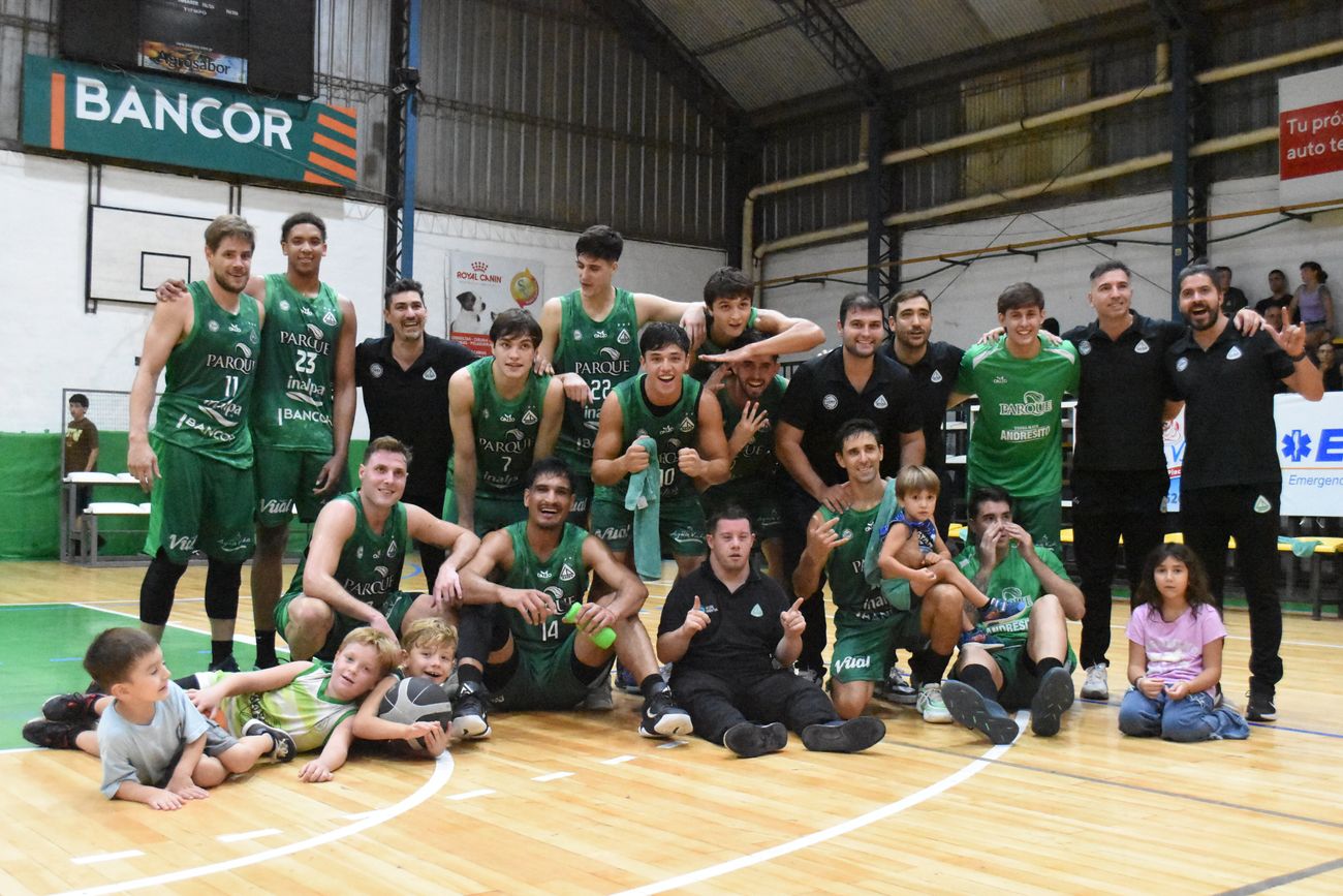 Barrio Parque superó a Salta Basket de local y se aseguró el tercer puesto en la Conferencia Norte de la Liga Argentina. (Prensa Barrio Parque)