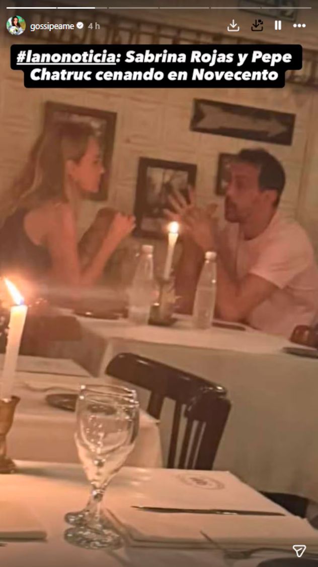 Sabrina Rojas y Pepe Chatruc. Foto: captura pantalla.