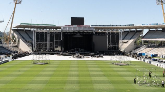 Así se prepara el Kempes para recibir a Tini (Gentileza En Vivo Producciones)