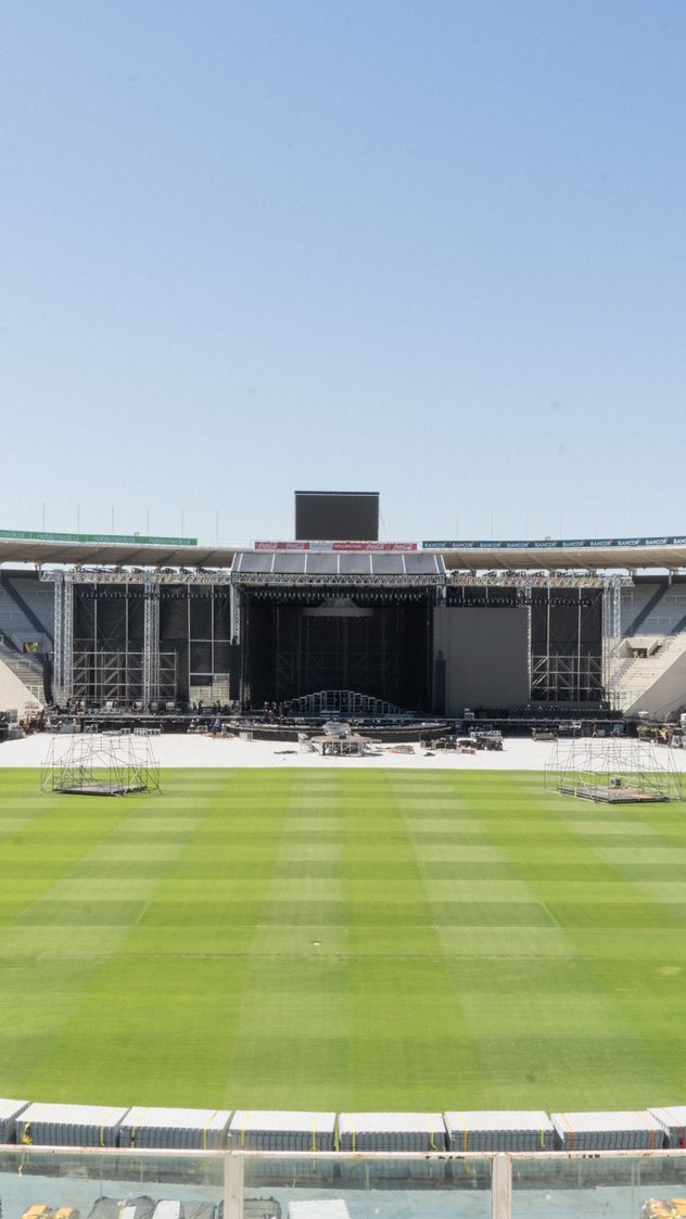 Así se prepara el Kempes para recibir a Tini (Gentileza En Vivo Producciones)
