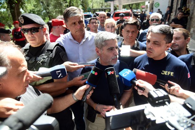 El ministro de Seguridad estuvo presente durante todo el operativo de búsqueda por el caso Esmeralda.