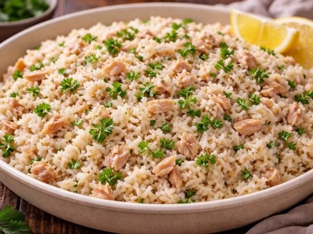 Arroz con atún cremoso: la receta fácil y económica para el almuerzo.