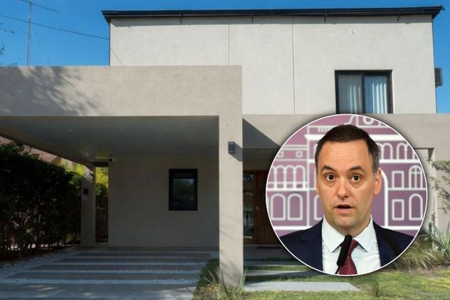 La casa de Adorni en un country Indio Cuá.