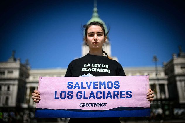 Greenpeace presentó un amparo contra las restricciones en las audiencias públicas por la Ley de Glaciares (Foto: Greenpeace)