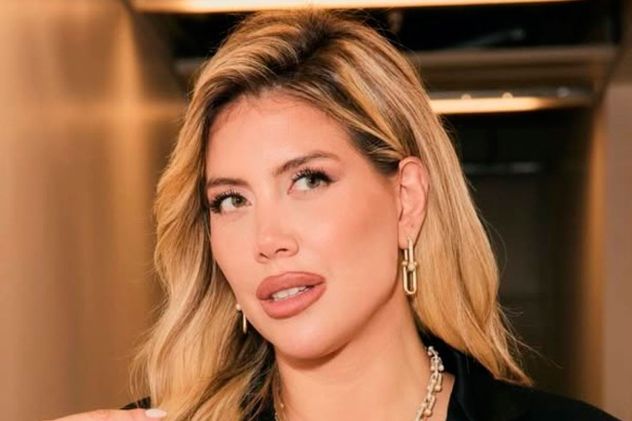 Wanda Nara como conductora de Masterchef Celebrity.